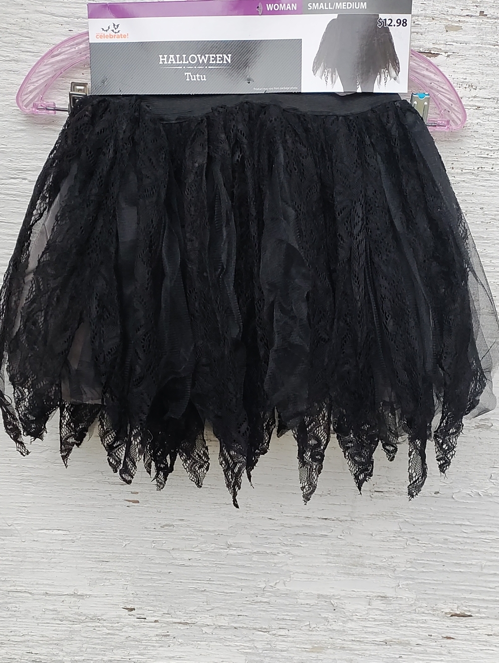 Celebrate! Black Lace Circle Skater Skirt - Women's Halloween Tutu